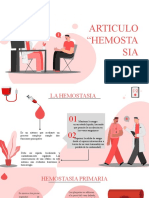 Articulo Hemostasia