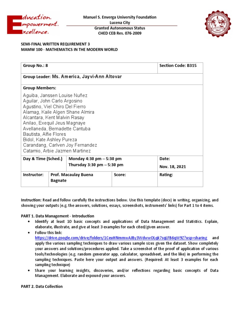 Data Management and Analysis Guide | PDF | Survey Methodology | Experiment