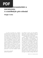 Desprovincializando a Sociologia -Sergio Costa