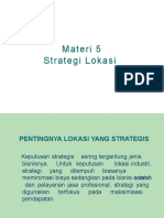 Bab 5 Strategi Lokasi