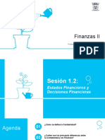 Finanzas II-Sesión 2.2-Estados Financieros y Decisiones Financieras