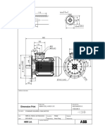 Dimension Print: M2BAX 250 - 4-6 B5, V1, V3 3GZC500025-5 E 13 BA 250 A Standard Squirrel Cage Motor