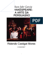 Nelson Jahr Garcia Shakespeare a Arte Da Persuasao
