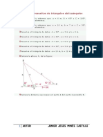 Problemas de Triangulos Oblicuangulos