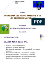 Clase 1, 2 y 3 Economia Del Medio Ambiente - 1ERA PARTE - ENE2015