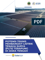 IESR - Potensi Teknis PLTS Terapung Di Jawa Tengah