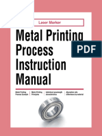 Metal Printing Process Instruction Manual: Laser Marker