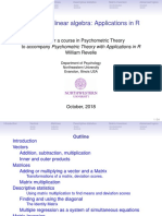 Linear Algebra Applications in R