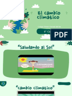 Presentacion 4° Grado, Cambio Climatico