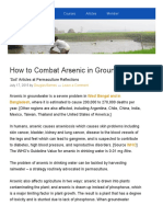 How To Combat Arsenic in Ground Water: Home Courses Articles Member