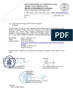 Surat Undangan Pengarahan UKin PPG Prajab