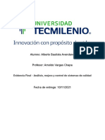 Evidencia Final - Análisis, Mejora y Control de Sistemas de Calidad