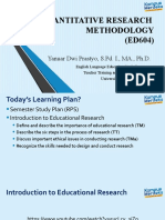 Quantitative Research Methodology - Introduction and RPS 3 March 2021