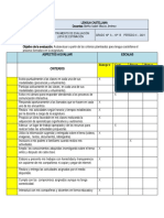 Autoevalucion Español