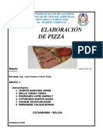 Informe Sobre Pizza