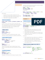 Cheat Sheet PHP Variable Dan Constant