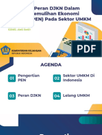 Sosialisasi Peran DJKN dalam Program Pemulihan Ekonomi Nasional (PEN)