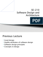SE-210 Lecture on Software Design Methods, Paradigms and Trade-offs