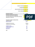 Calculo de Materiales Para Tarrajeo