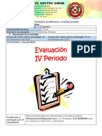 Guía de Actividades Grado 4°-Lunes 08 de Noviembre