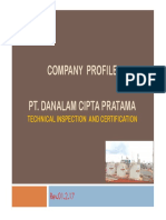 Company Profile Pt. Danalam Cipta Pratama Technical Inspection and Certification