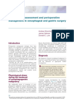 Preoperative Assessment and Perioperative Management in Oesophageal and Gastric Surgery