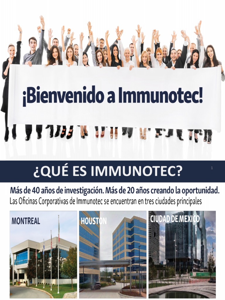 Beneficios y Oportunidades de Immunotec | PDF | Antioxidante | Biología