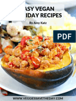 Easy Vegan Holiday Recipes by Amy Katz