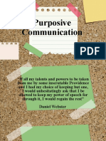 Purposive Communication