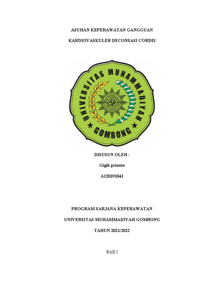 ASKEP DECOSASI CORDIS Gigih Prianto PDF