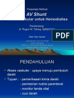 AV Shunt untuk Hemodialisa