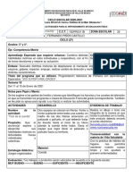 3° Y 4° PLAN REFORZAMIENTO SEM. 18 EF ESC. JOSE MA. MORELOs