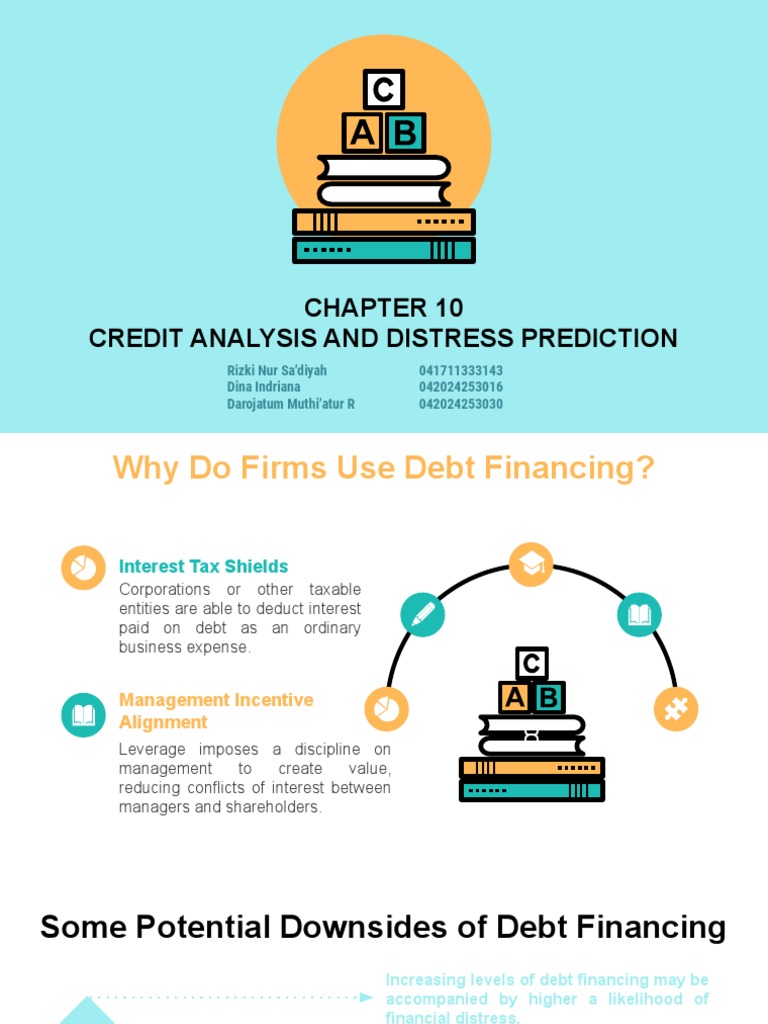 Credit Analysis and Distress Prediction PDF Equity (Finance