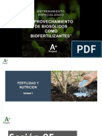 Fertilizantes biológicos a partir de biosólidos