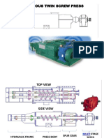 Continuous Twin Screw Press