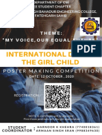 Theme: "My Voice, Our Equal Future": International Day of The Girl Child