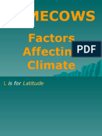 Lamecows: Factors Affecting Climate