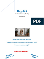 Dog Diet: Speaking / Grammar / Reading