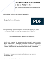 No Puede Haber Educación de Calidad Si Ésta