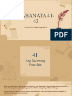 Kabanata 41 To 42