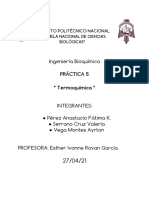 PRACTICA 5 Termoquimica