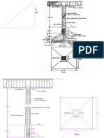 Build A Detailed Estimate of A R.C.C. Column With Foundation Footing From The Given Drawings