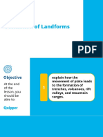 Earth Science SHS 14.4 Formation of Landforms