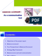 Balanced Scorecard: As A Communication Tool