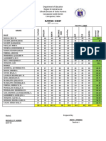 Grade 6 1st Quarter Rating Sheet 2021 2022