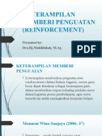 Keterampilan Memberi Penguatan (Reinforcement)