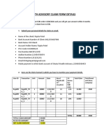 SEBI Claim Form Details for Shukul Wealth Advisory