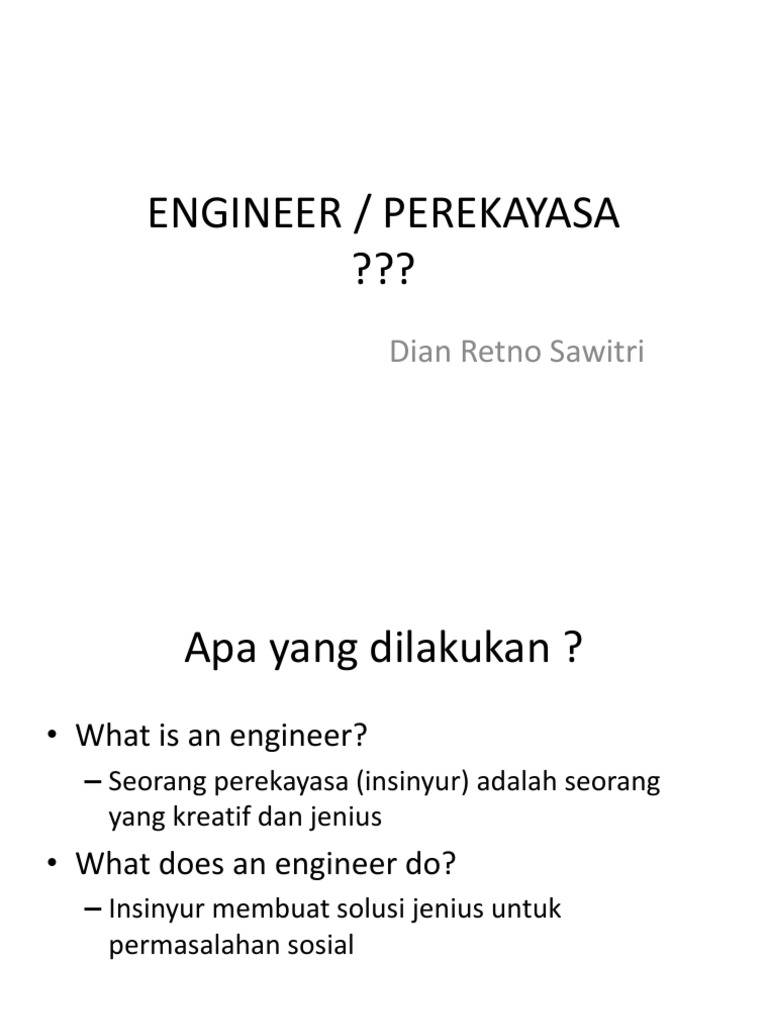 1 Apa Itu Engineering | PDF