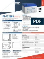 Features: Rechargeable Sealed Lead Acid Battery PS - General Purpose Series