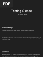 Testing C Code